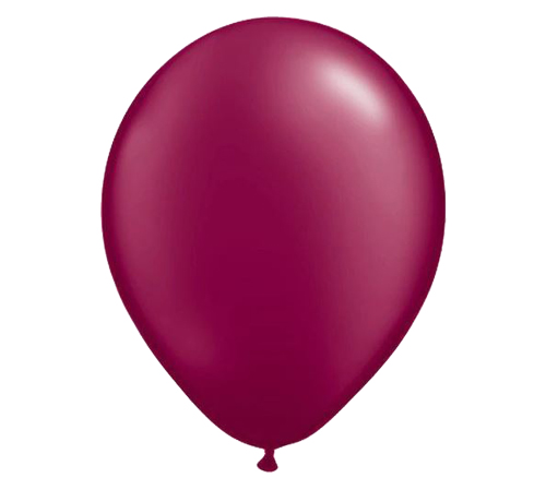 Burgundy Helium Latex Balloon